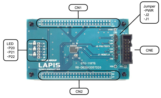 位置电路 - ROHM Semiconductor RB-D62Q1335TD20参考板